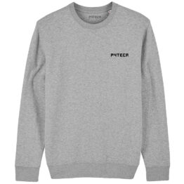 FELPA GIROCOLLO - PYTECA LOGO heather-grey