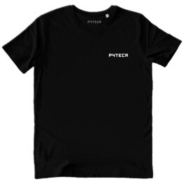 T-SHIRT UNISEX - PYTECA LOGO black